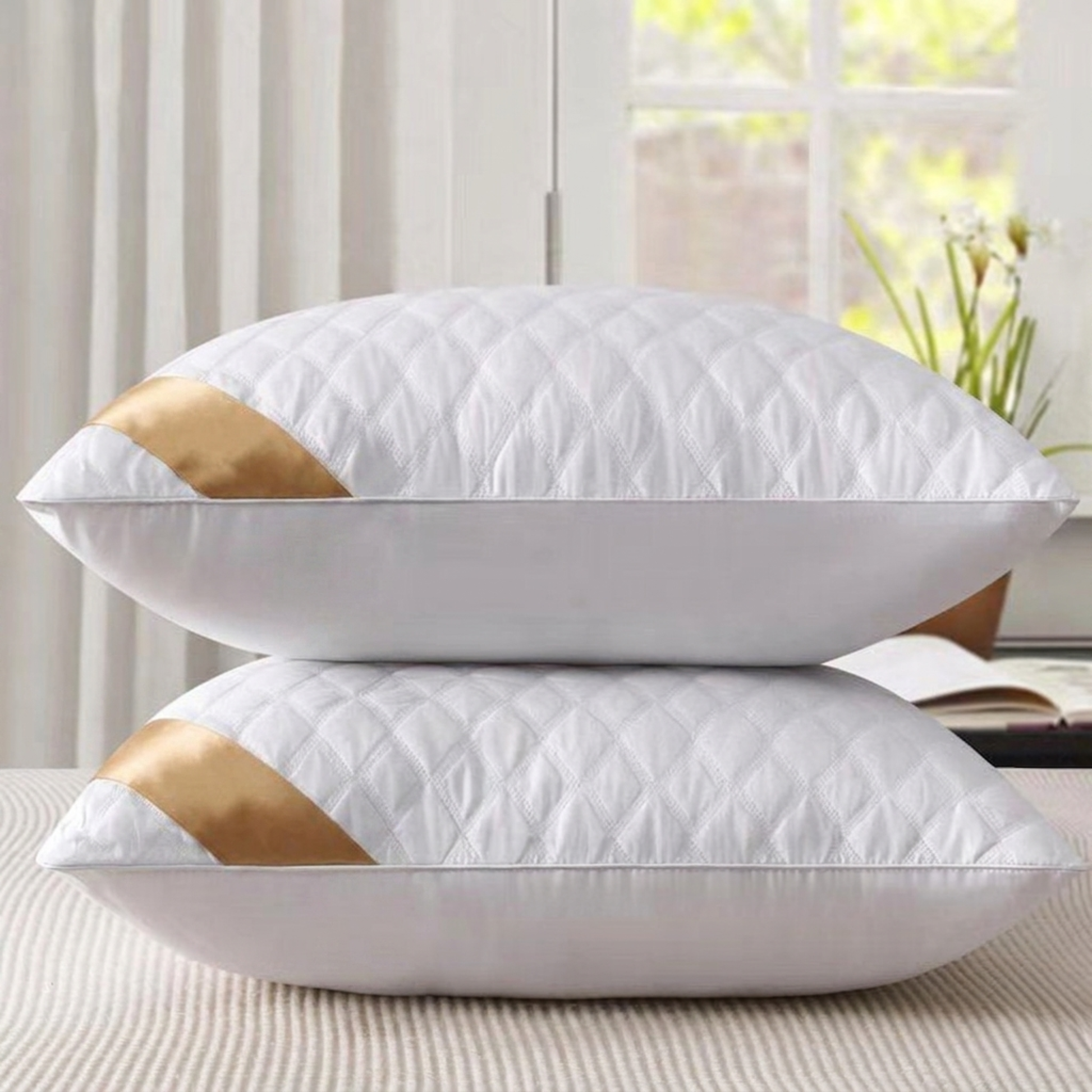 2 EasyComfort™ Pillows in 3 Firmness Levels