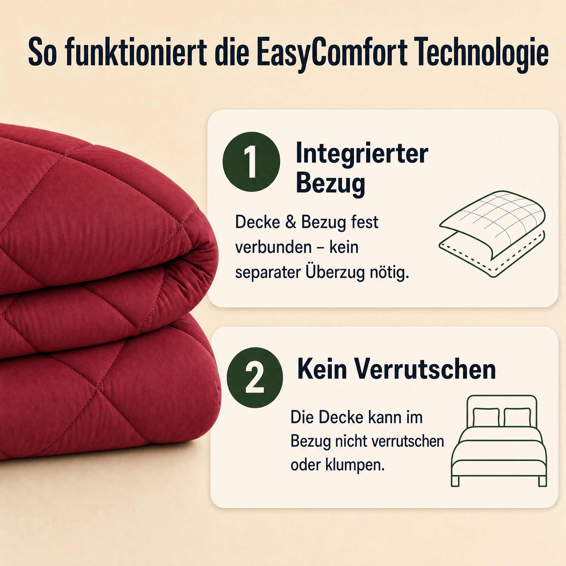 EasyComfort™ 2-in-1 Coverless Duvet