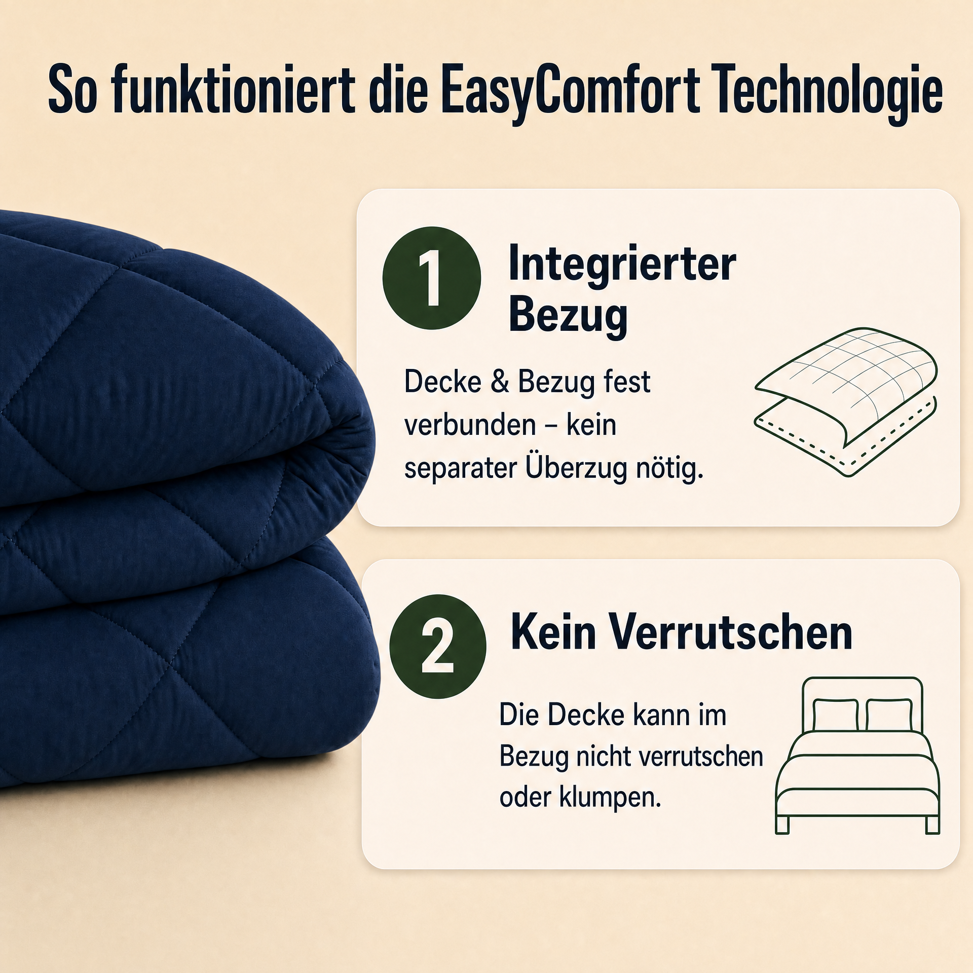 EasyComfort™ 2-in-1 Coverless Duvet