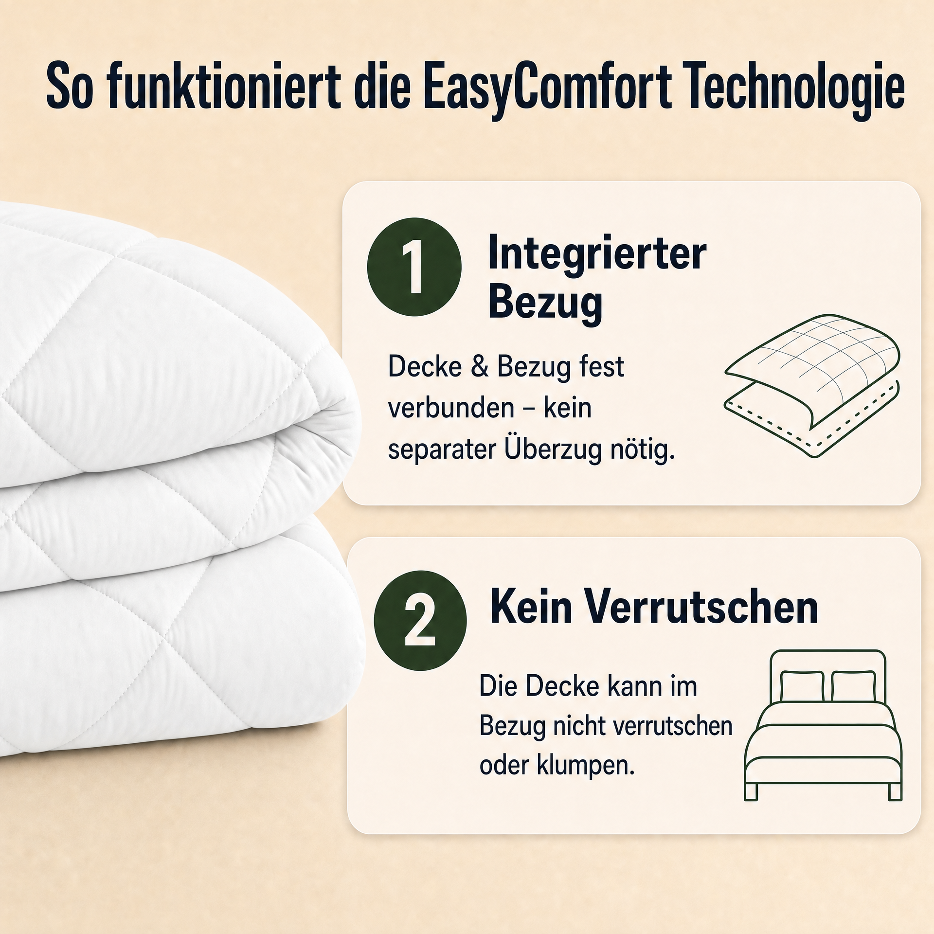 EasyComfort™ 2-in-1 Coverless Duvet