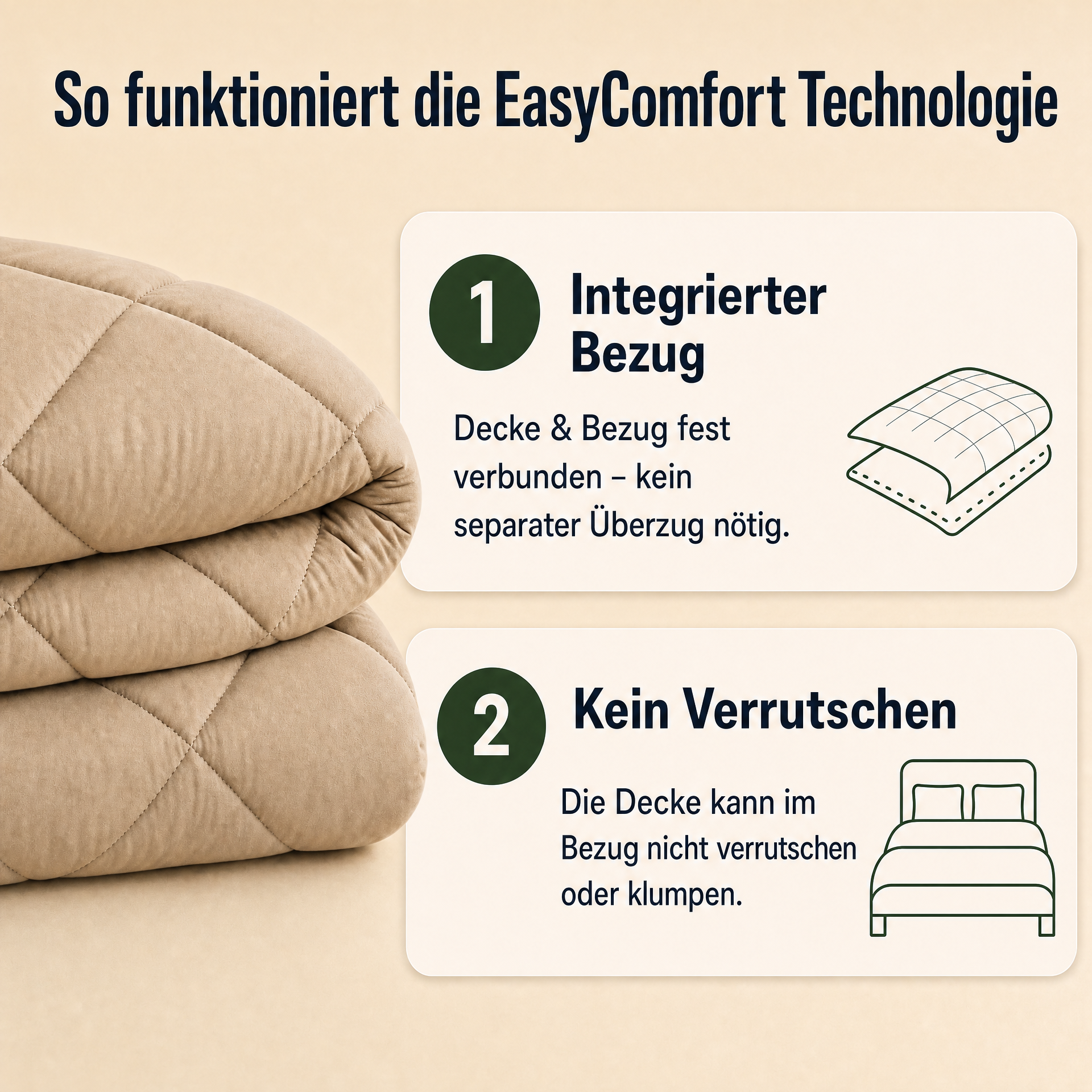 EasyComfort™ 2-in-1 Coverless Duvet