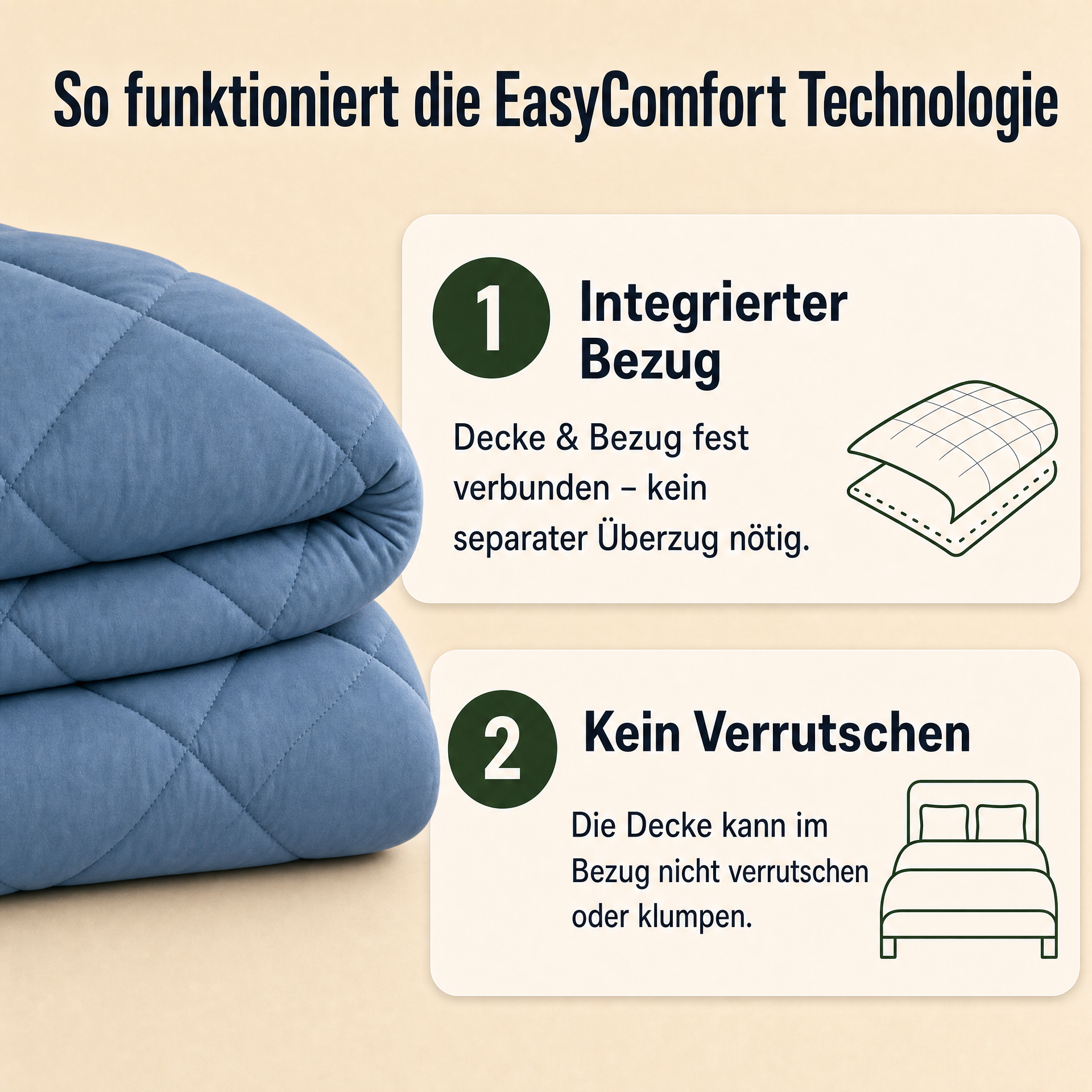 EasyComfort™ 2-in-1 Coverless Duvet