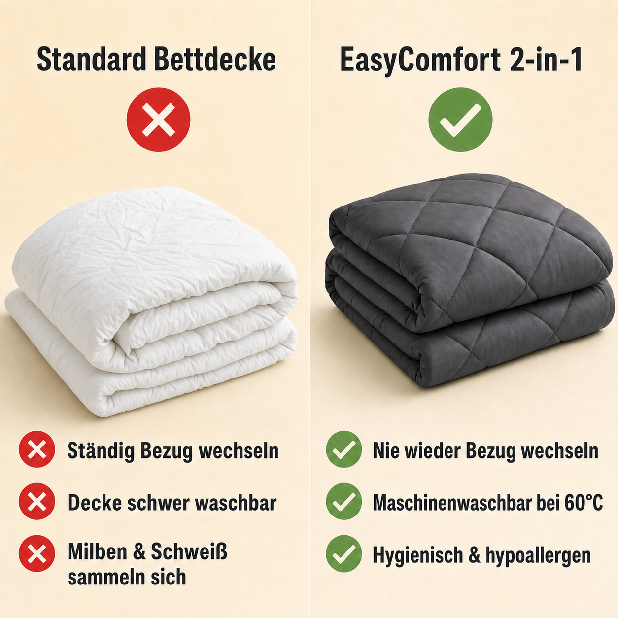 EasyComfort™ 2-in-1 Coverless Duvet