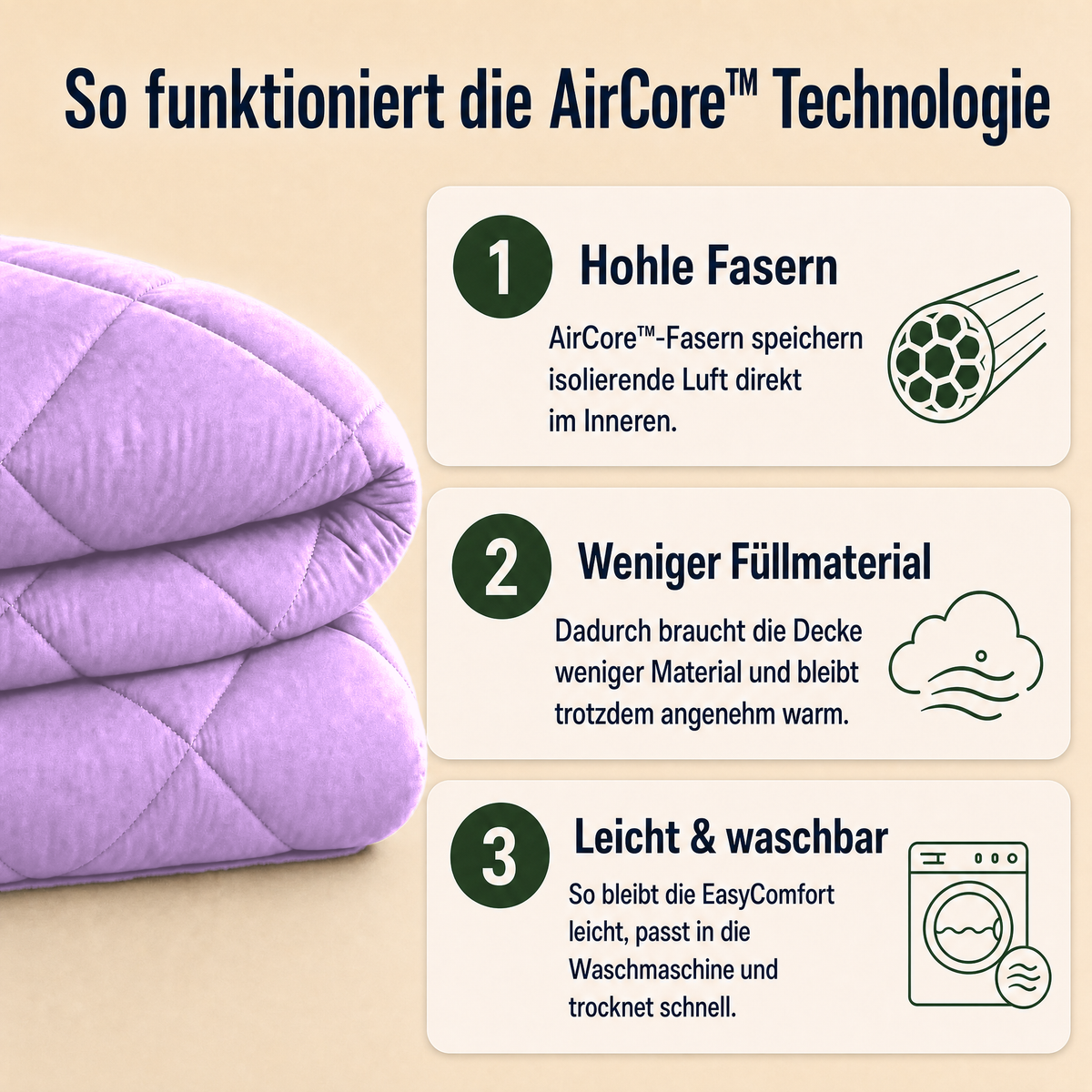 EasyComfort™ 2-in-1 Coverless Duvet