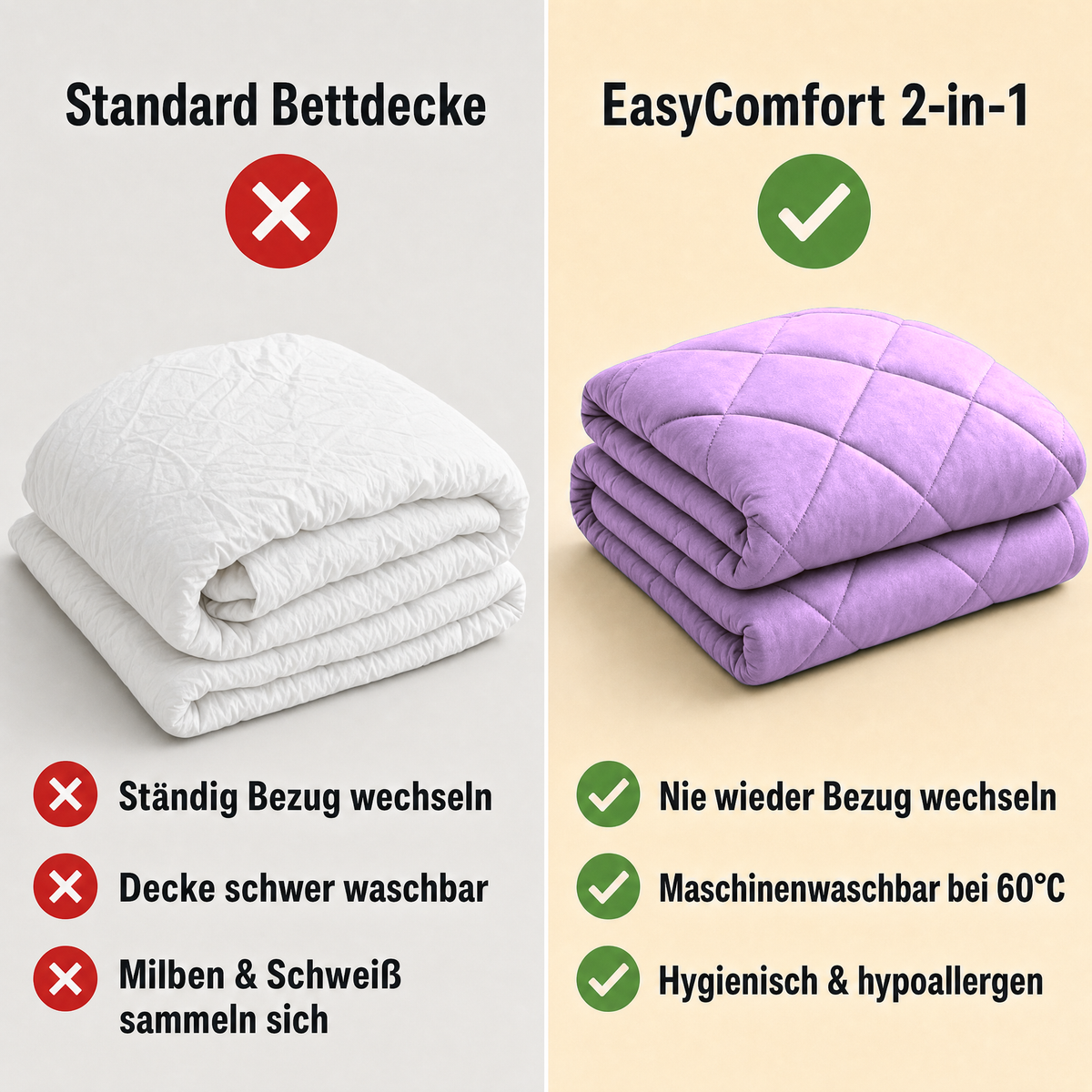 EasyComfort™ 2-in-1 Coverless Duvet