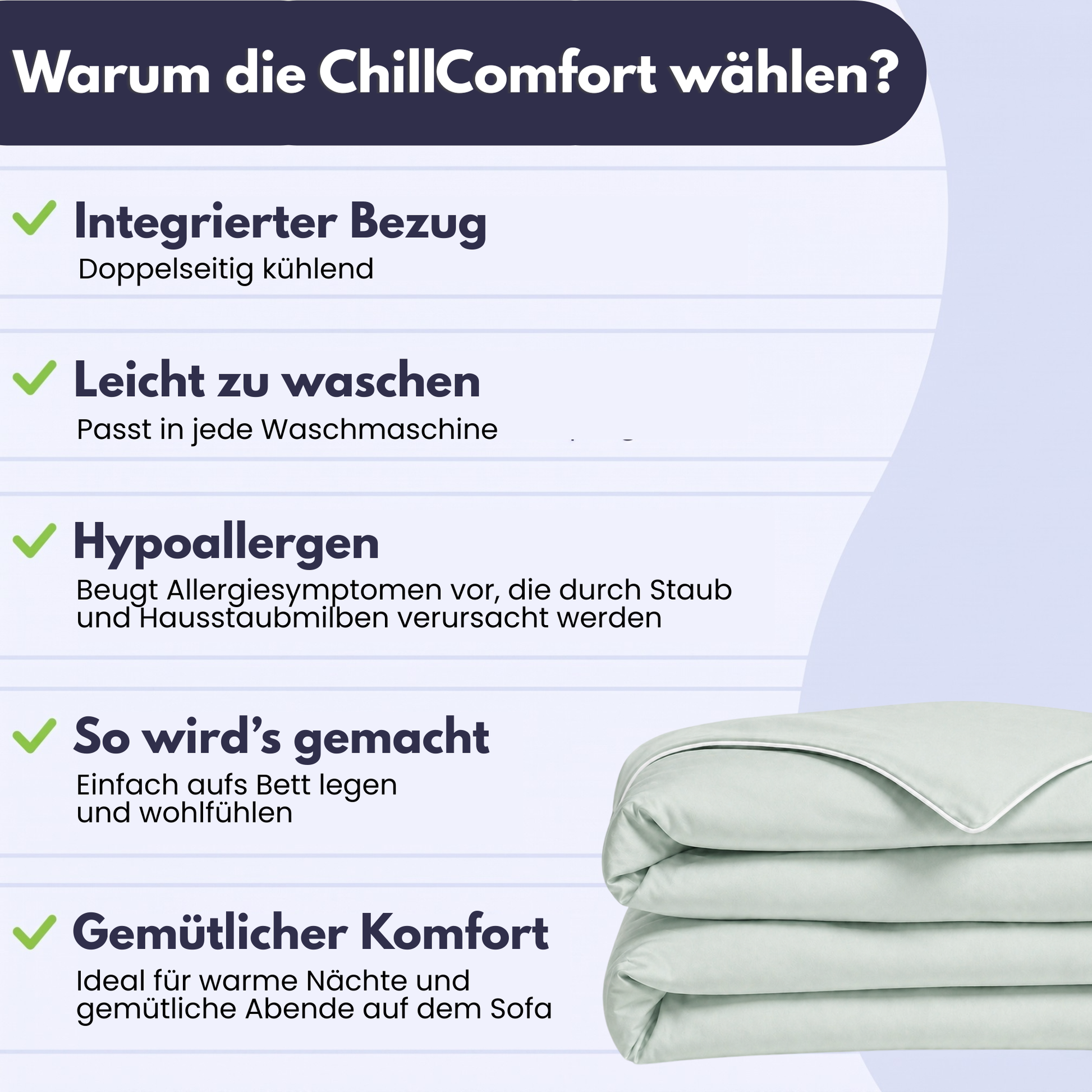 ChillComfort™ Cooling Duvet