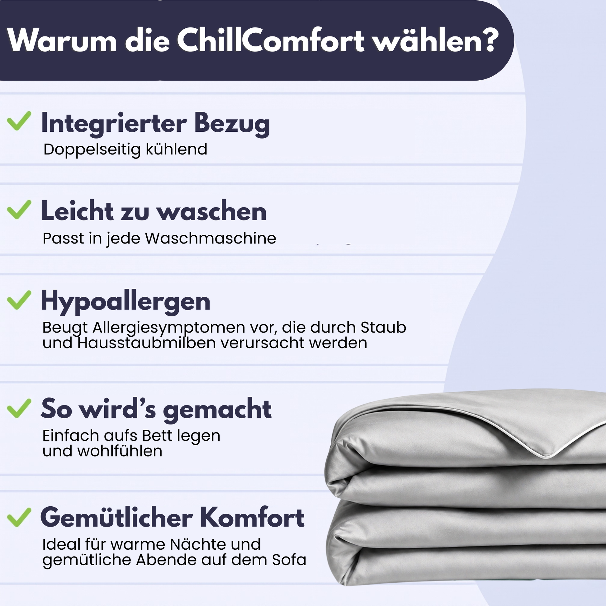 ChillComfort™ Cooling Duvet