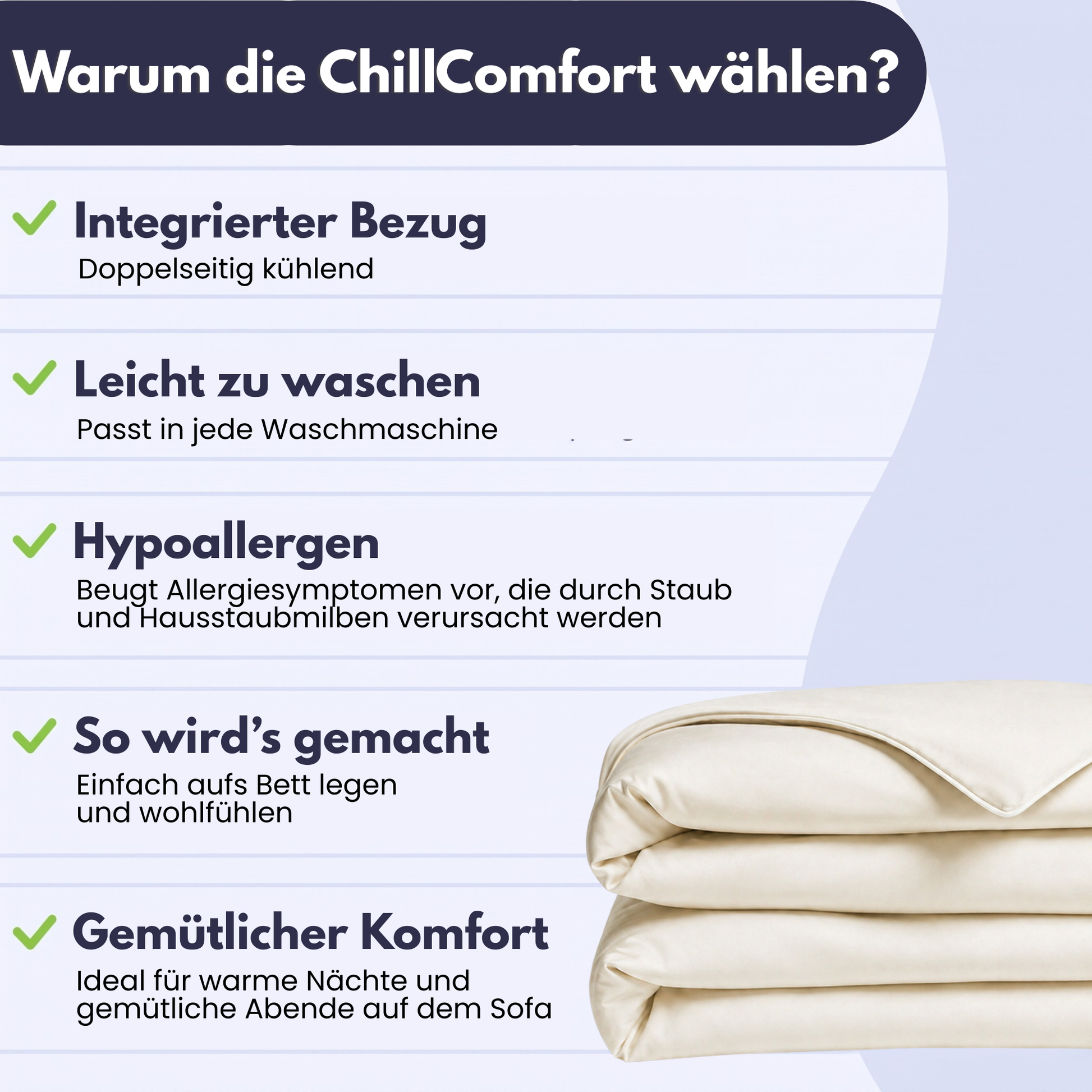 ChillComfort™ Cooling Duvet
